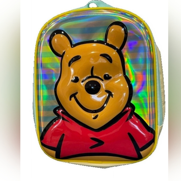 Disney Winnie the Pooh Holographic Harness Backpack - Picture 3 of 6